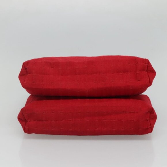 BURBERRY Shoulder Bag Canvas Red Auth ti2872 - Picture 4 of 16